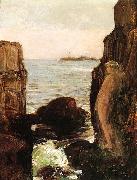 Childe Hassam Nymph on a Rocky Ledge Spain oil painting artist